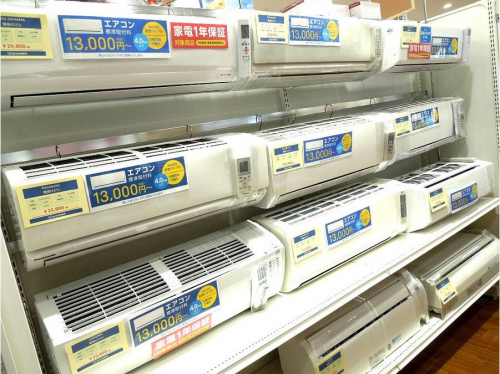 季節家電のエアコン