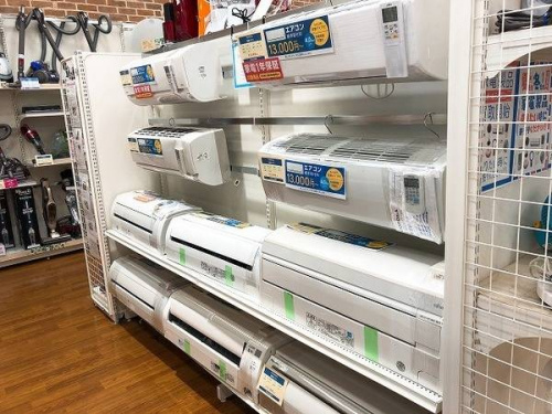 中古エアコンの扇風機