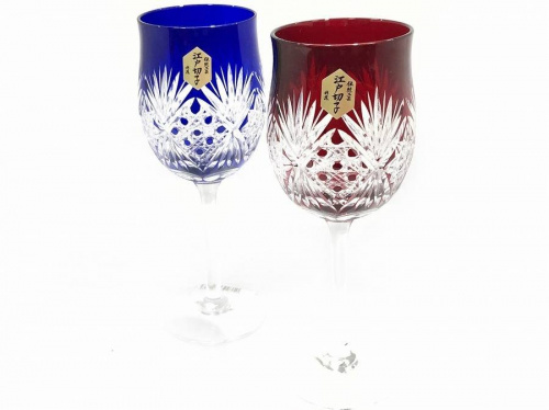 食器　中古の江戸切子