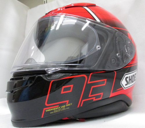 バイク用ヘルメットのSHOEI