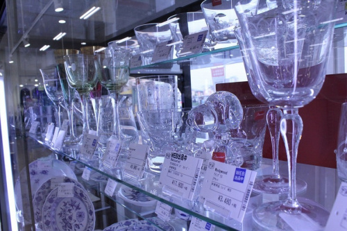 グラスのBaccarat