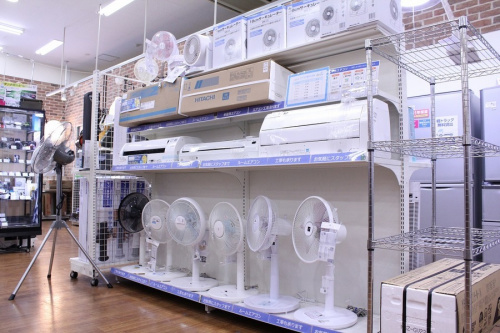 エアコンの扇風機