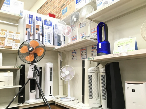 除湿器の扇風機