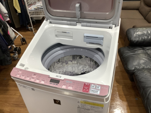縦型洗濯乾燥機のSHARP