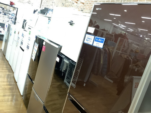 洗濯機の冷蔵庫