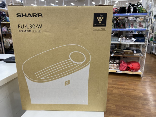 SHARP（シャープ）の空気清浄機FU-L30-W 2019年モデル入荷