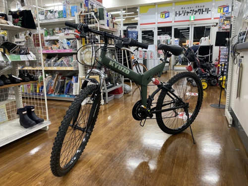 アウトドアの自転車