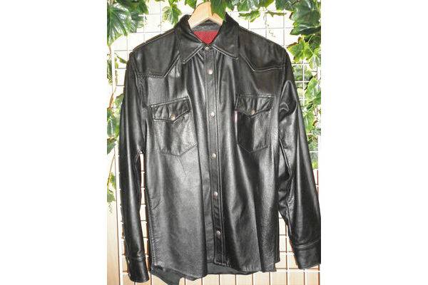 Aero LEATHER（エアロ レザー） のウエスタンレザーシャツ 