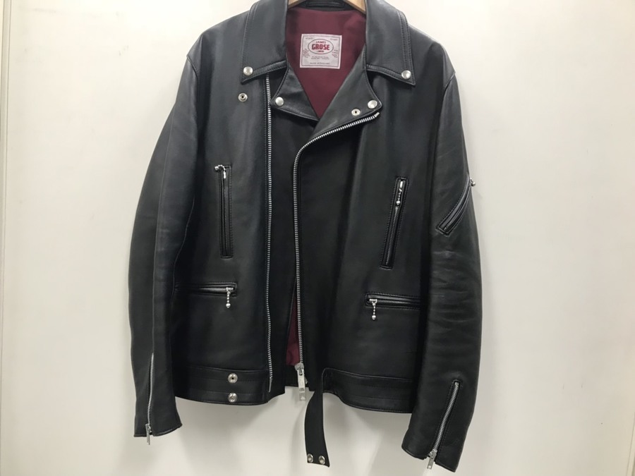 いわき平店】JAMES GROSEのダブルライダースジャケットを買取入荷しま