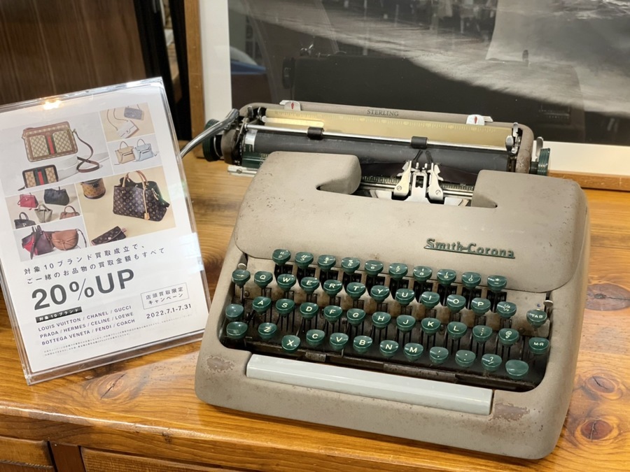 smith corona sterling】アンティークタイプライターを買取入荷致し