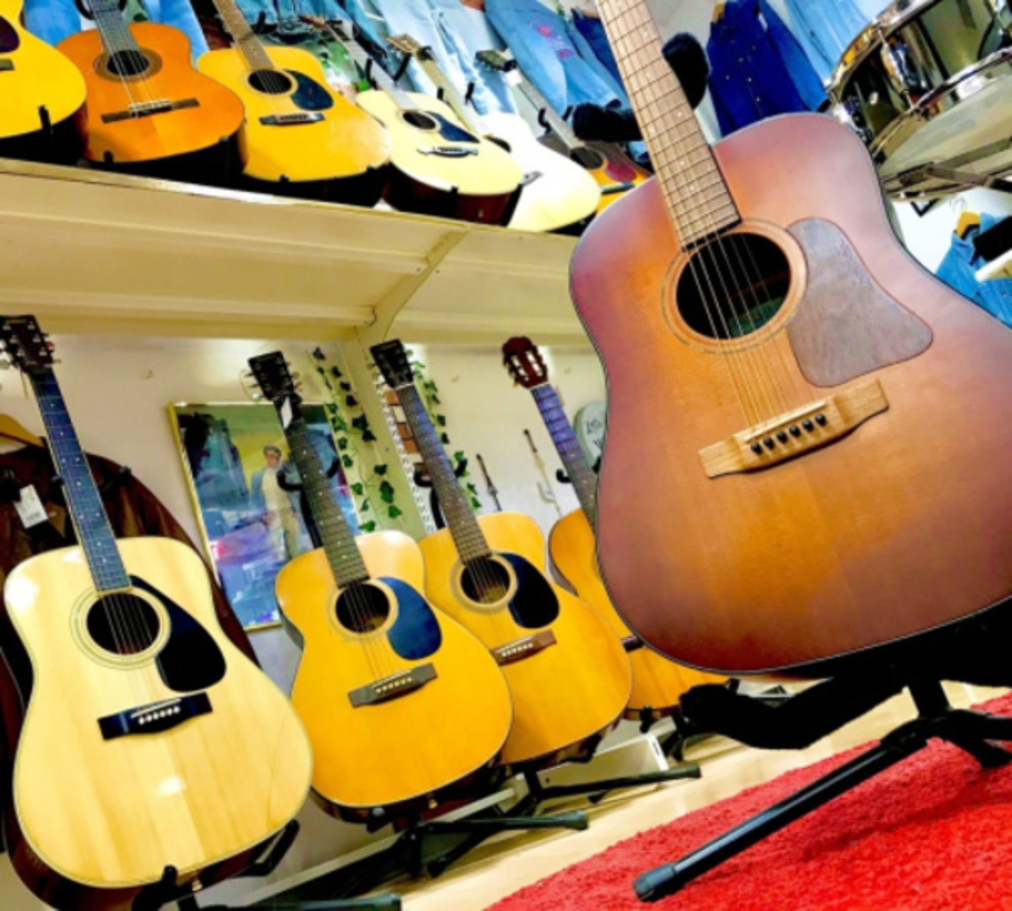 Moon Light アコースティックギター 1980年　楽器店にて　購入‼️ MOON GUITARS/ムーンギターズ】ヴィンテージエレキギターを買取