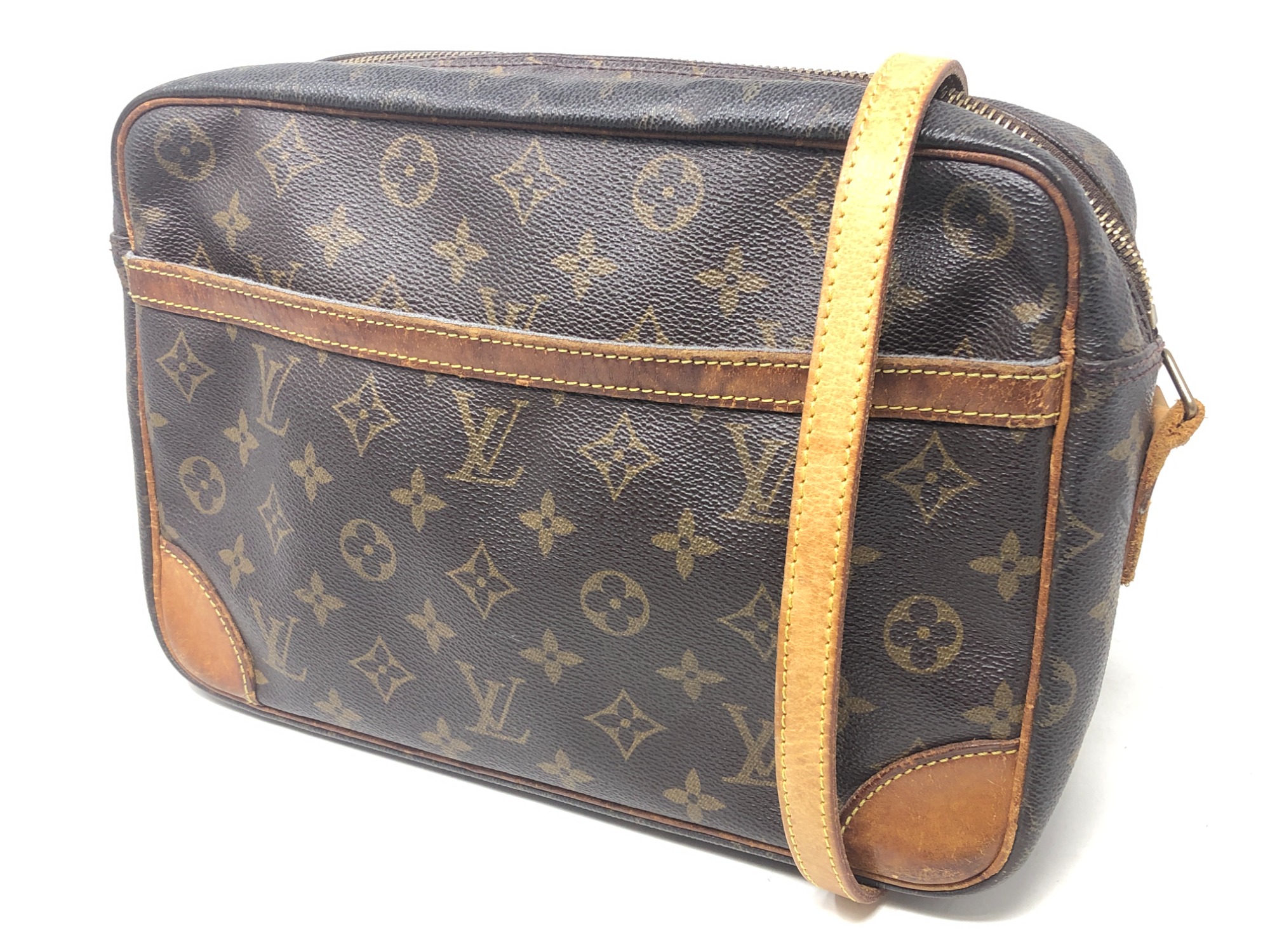 訳あり】ルイヴィトントロターショルダーバッグ