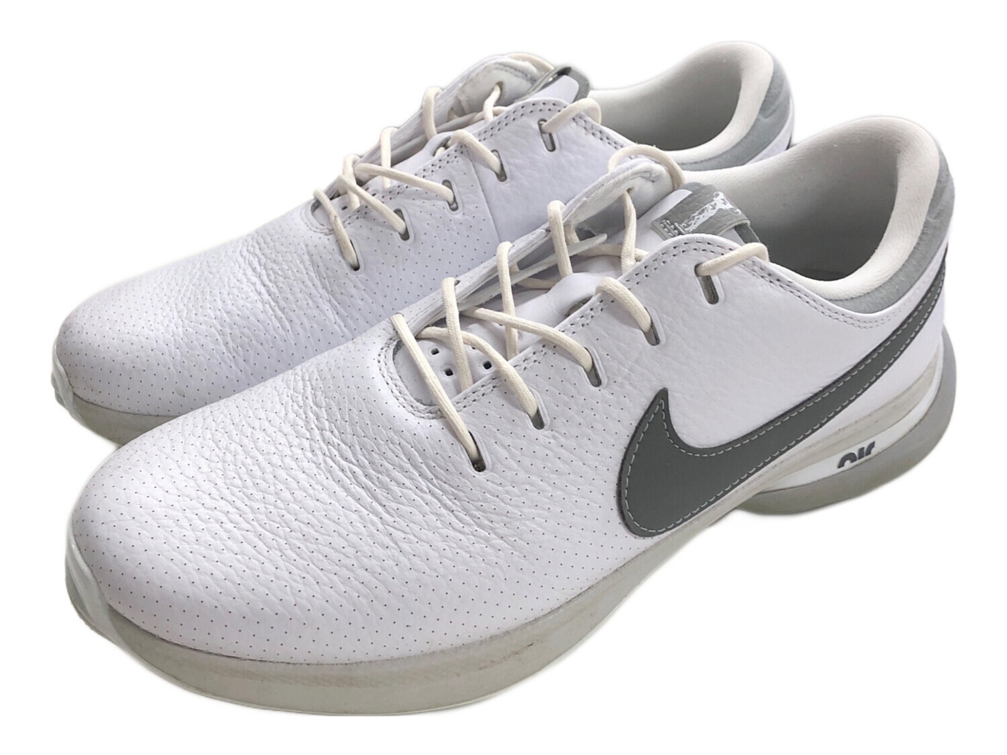 NIKE (ナイキ) スパイクレスゴルフシューズ ホワイト×ブラック