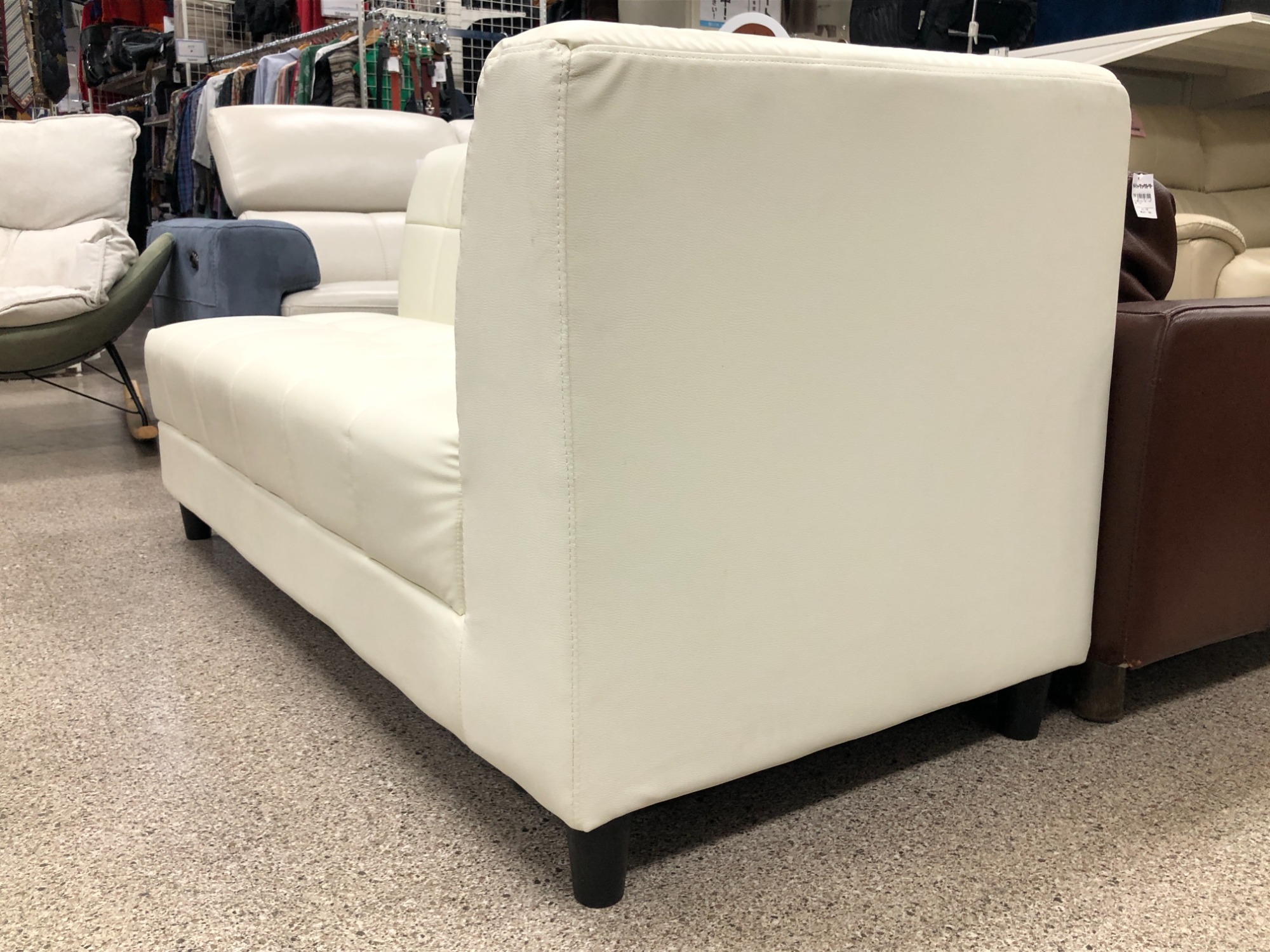 ニトリソファ NSクリーンボックス モカ幅144cm