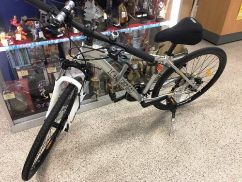 アウトドアの自転車