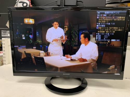 液晶テレビのSHARP
