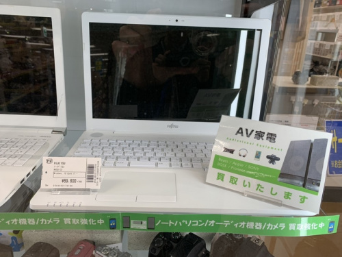 デジタル家電のノートパソコン