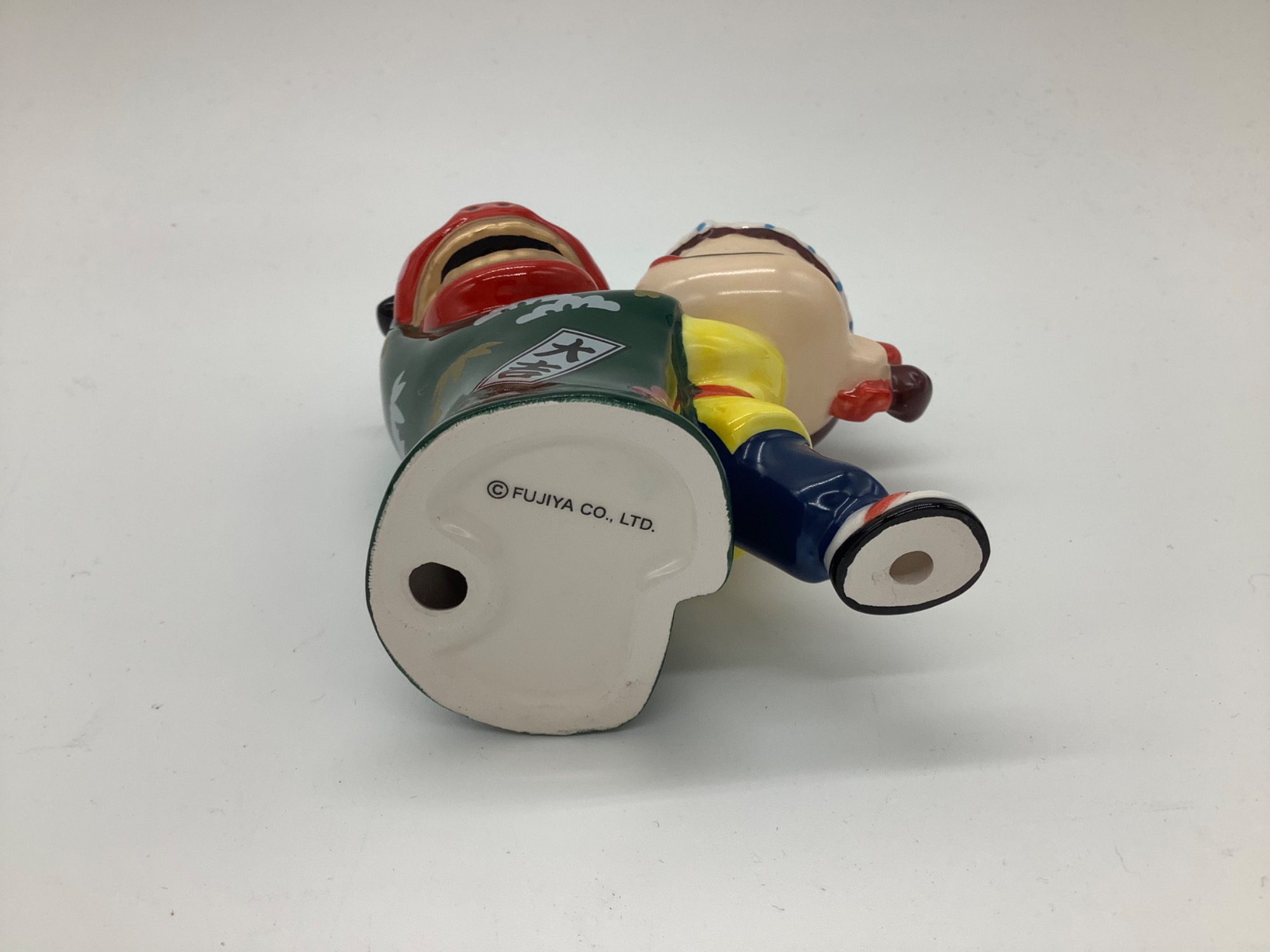 Amazon.co.jp: 不二家 開運 ペコちゃん 獅子舞 置物 陶器製 大吉 : ホーム＆キッチン
