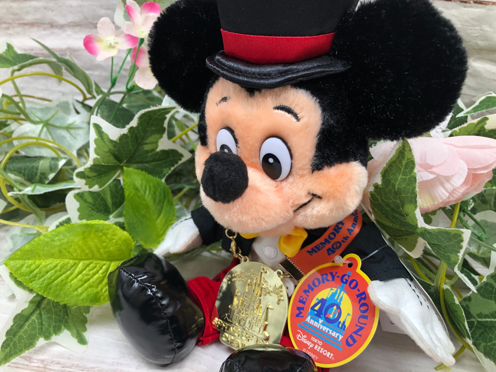 Disney - ディズニー40周年　MEMORY GO ROUND ミッキーマウス　ぬいぐるみ 東京ディズニーリゾート40周年