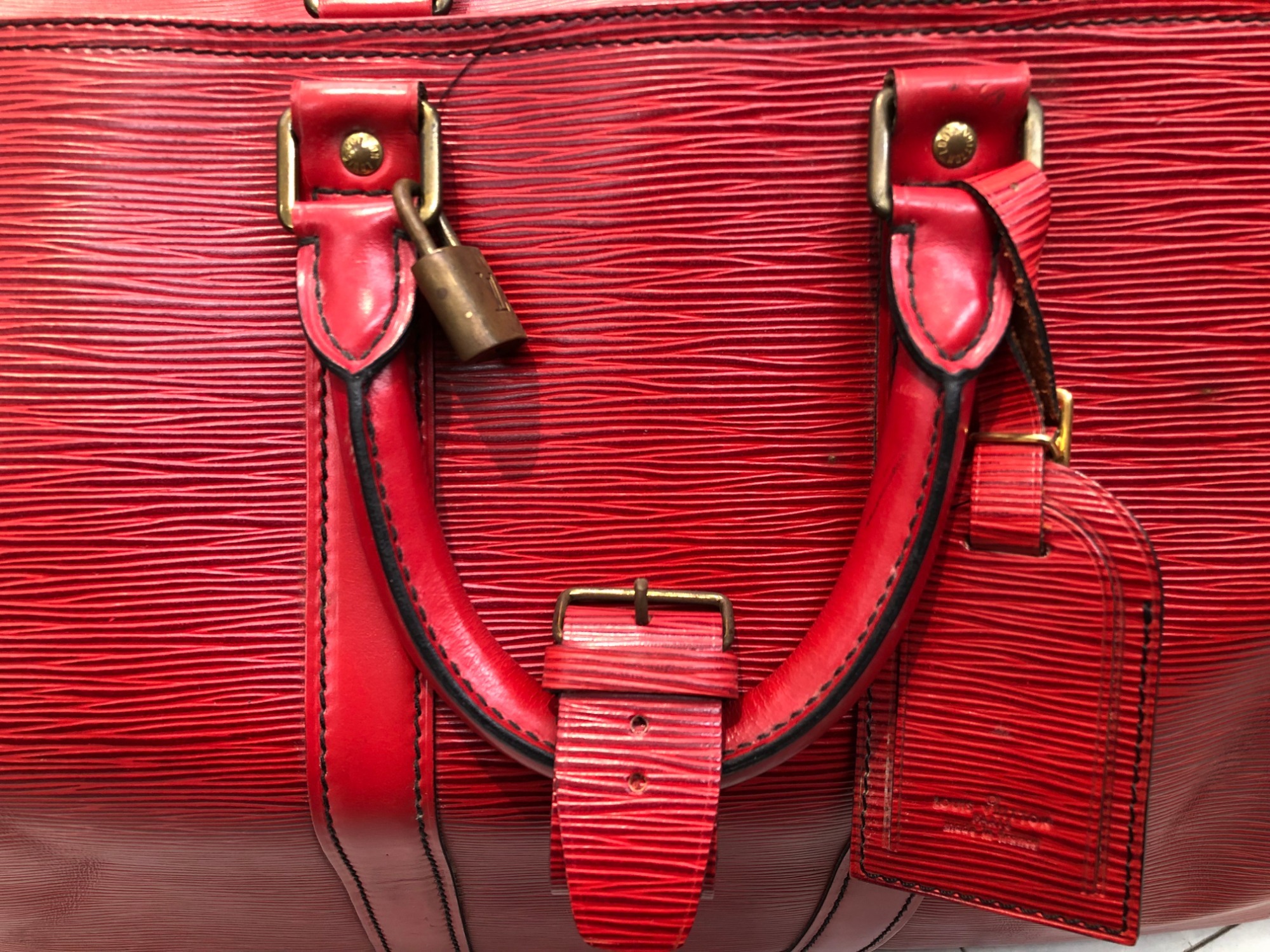 LOUIS VUITTON/ルイヴィトン】ボストンバッグ エピ 