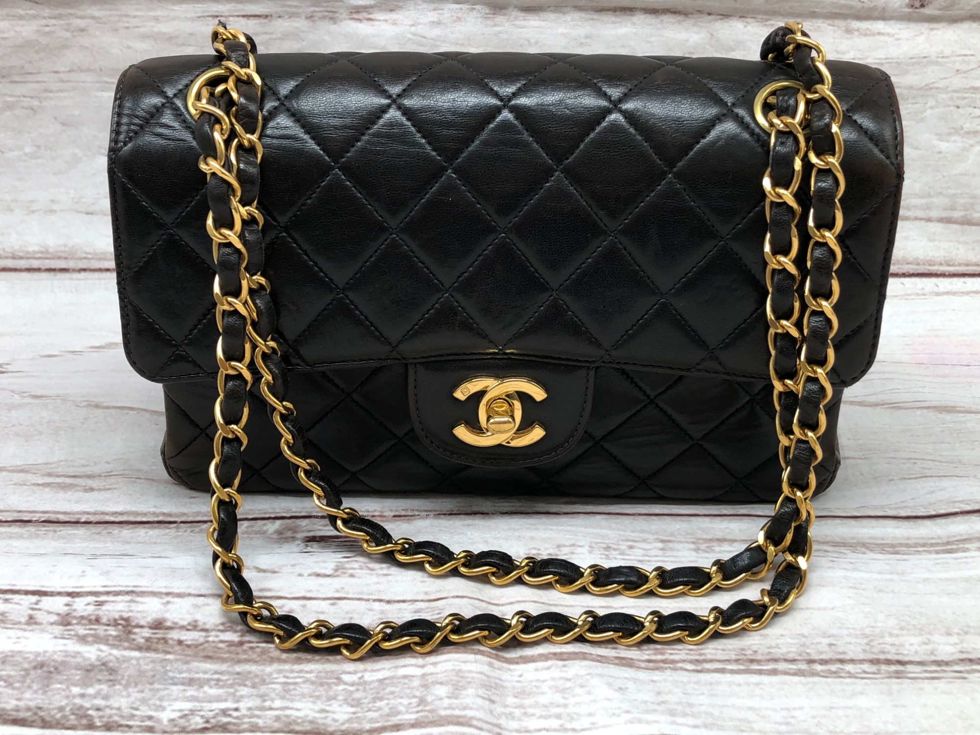 CHANEL正規品 CHANEL マトラッセ 23 ダブルフラップダブルチェーン 1992年頃