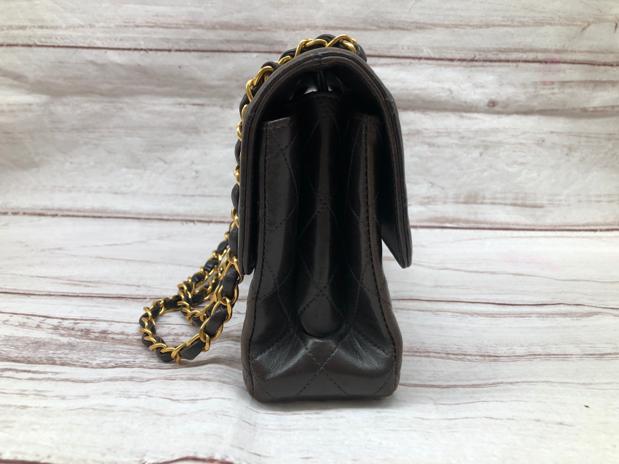 CHANEL/シャネル】ダブルフェイスチェーンショルダーバッグ”マトラッセ