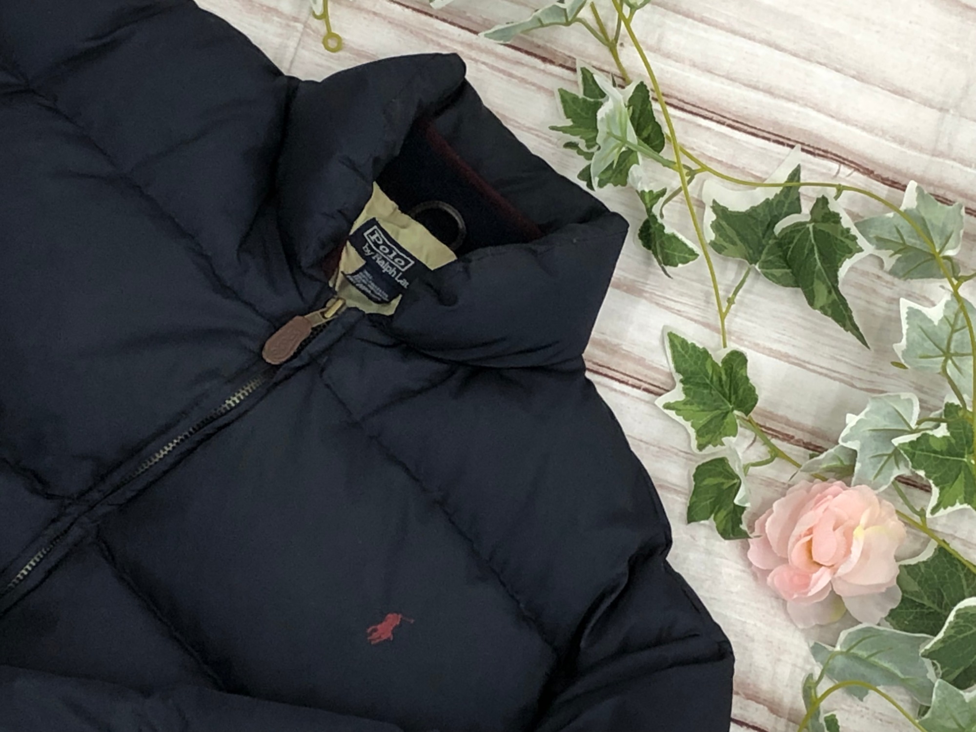 【希少カラー】90s ポロラルフローレン ダウンジャケット ヌプシ パープル M 90s ポロ ラルフローレン ワンポイント ナイロン ダウン