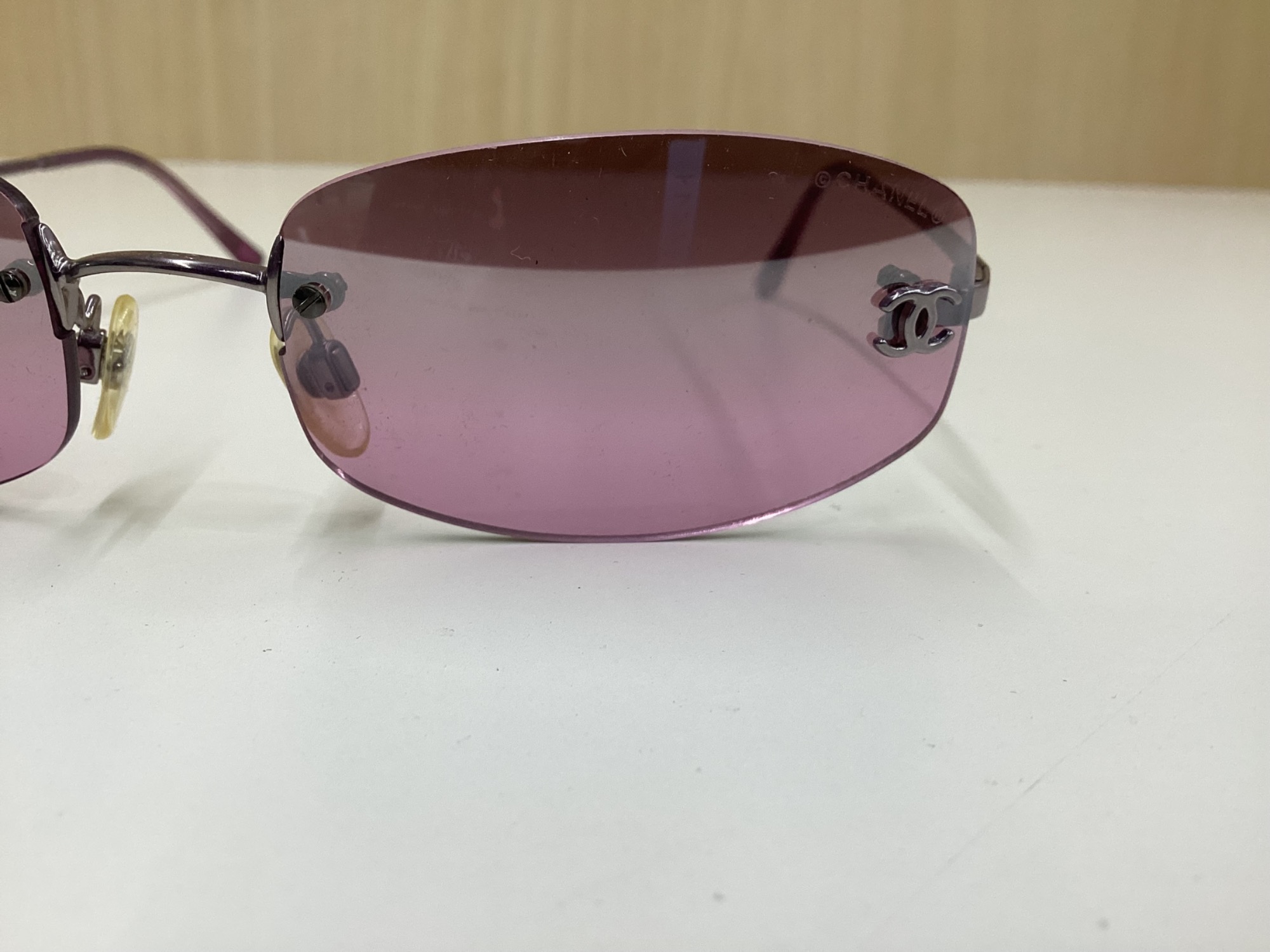 シャネル　サングラス　　リムレス 中古・古着通販】CHANEL (シャネル) リムレスサングラス