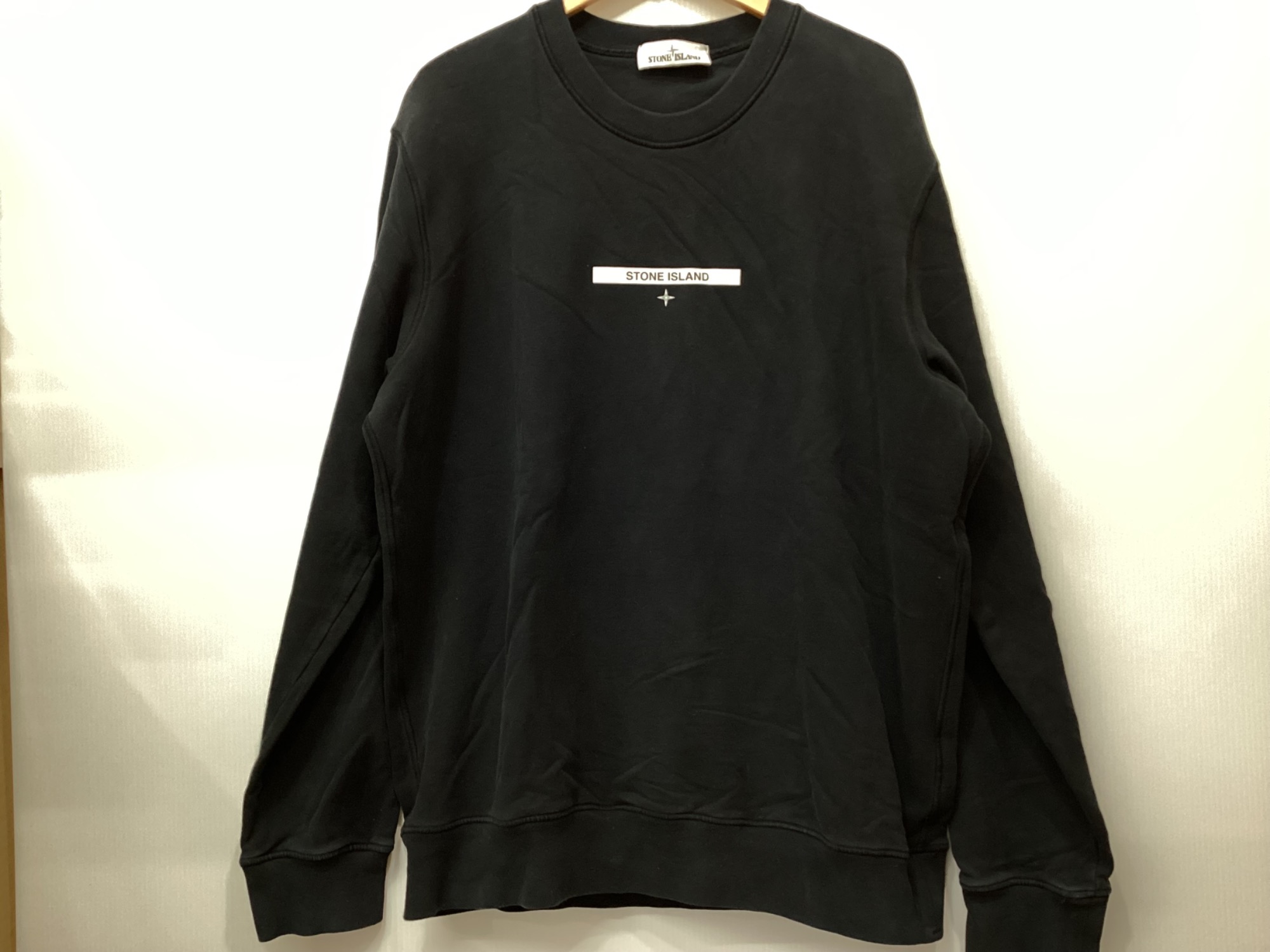 【美品】STONE  クルーネックスウェット　L 中古・古着通販】STONE ISLAND (ストーンアイランド) クルーネック