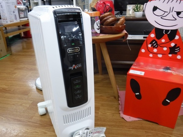 デロンギのオイルヒーターが新入荷！暖房準備はお早めに！｜2019年10月