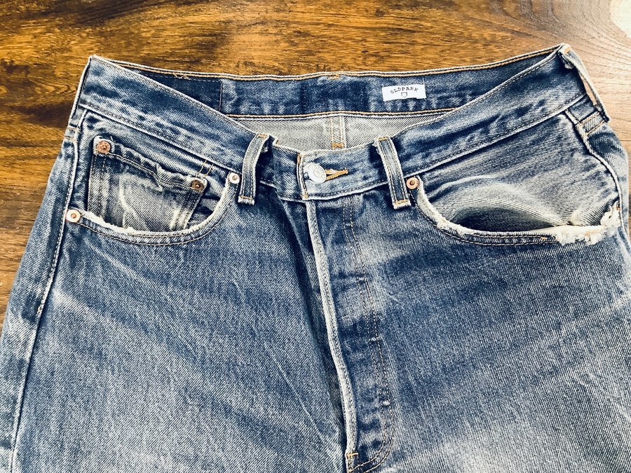 OLD PARK/オールドパーク】リメイクデニム、SLIT JEANS入荷！【八尾店