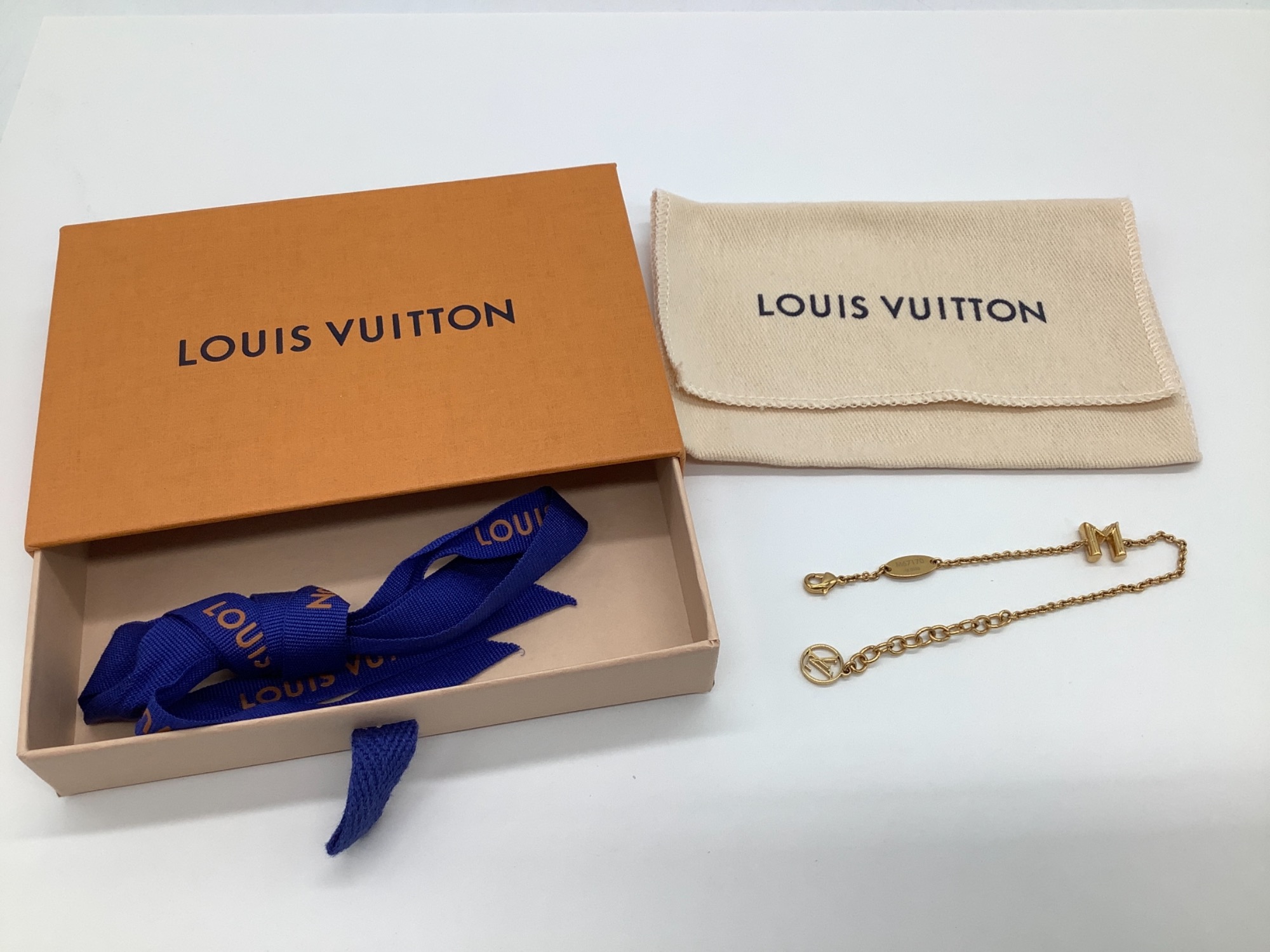 ルイヴィトン LV&ME イニシャルM ブレスレット ゴールド 公式完売品