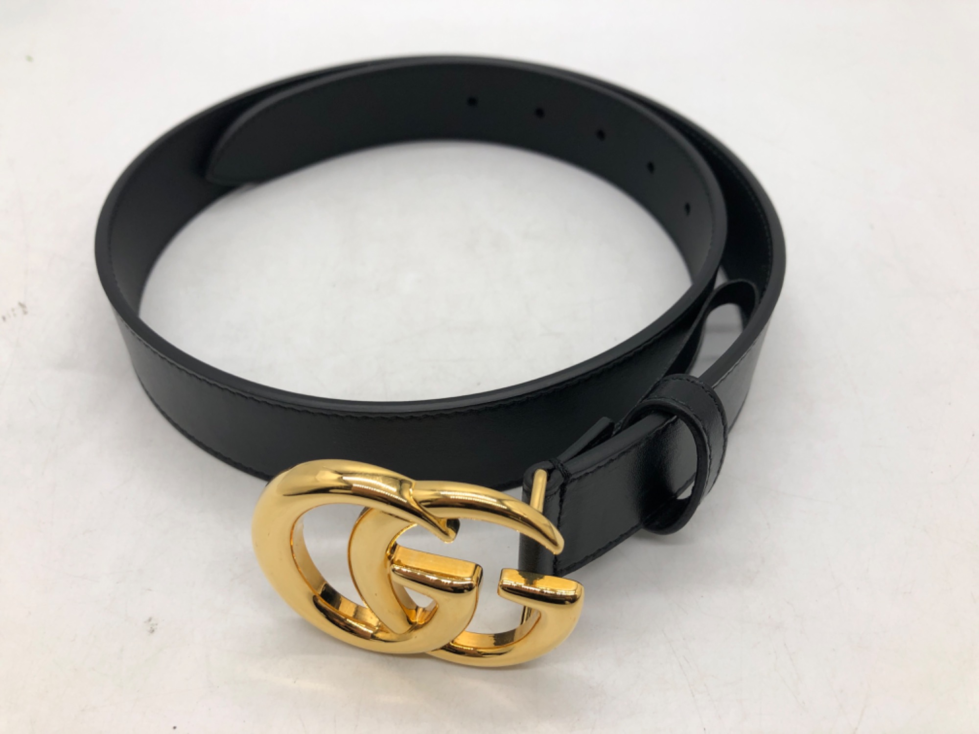 GUCCI ダブルG スリムベルト ブラック ダブルG スリムベルト ブラック レザー | GUCCI公式