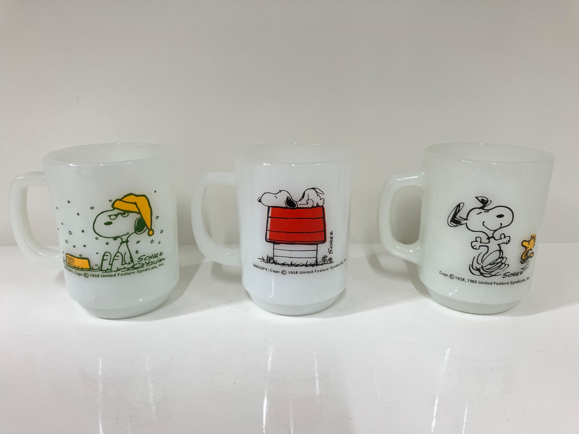 ヴィンテージ感が可愛く実用的‼【Fire King×SNOOPY”ファイヤーキング