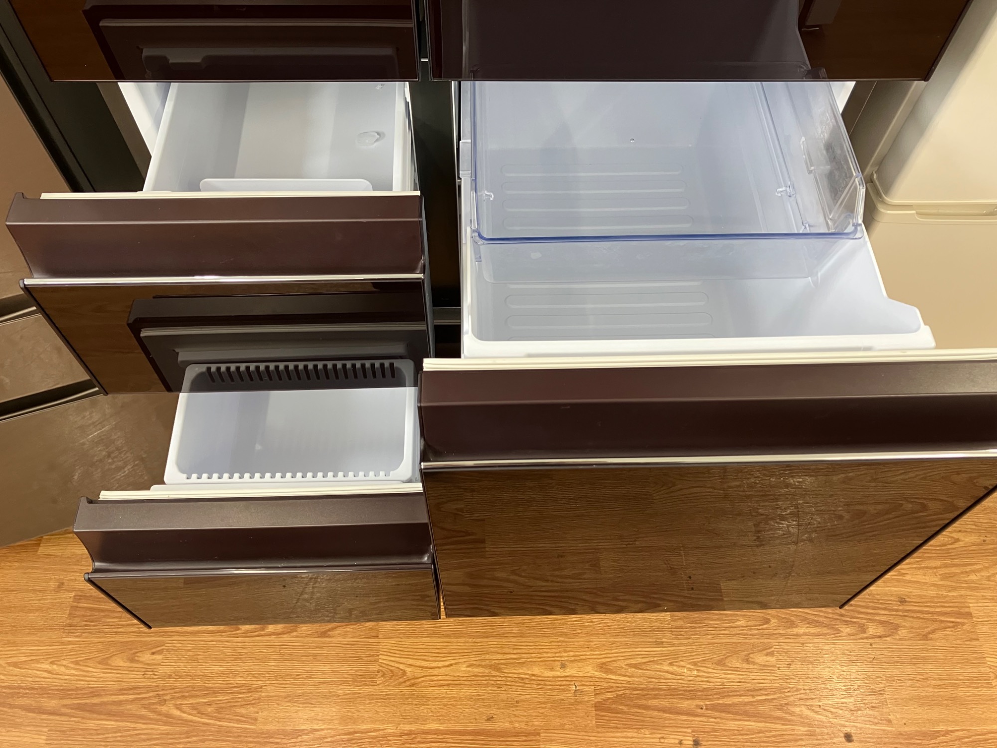 【美品】SHARP 502L 冷蔵庫 大容量 18年製【地域限定配送無料】 無料長期保証】【推奨品】シャープ 冷蔵庫 502L 観音開き 6ドア