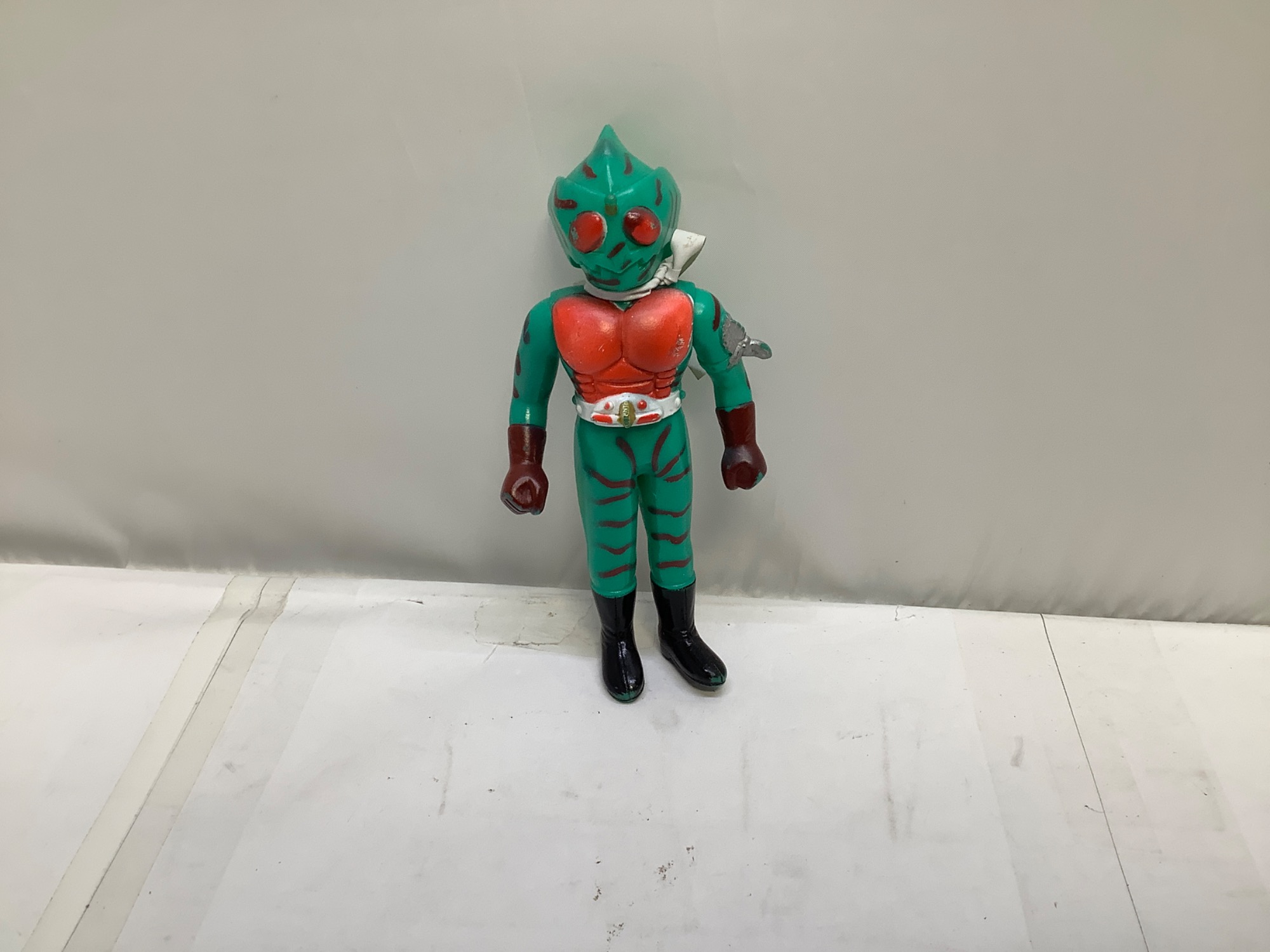 ⚠️当時物・貴重　仮面ライダー　アマゾニア　ミニソフビ　バンダイ製　昭和レトロ 昭和レトロ】当時もの！「仮面ライダーアマゾン」のソフビフィギュアの