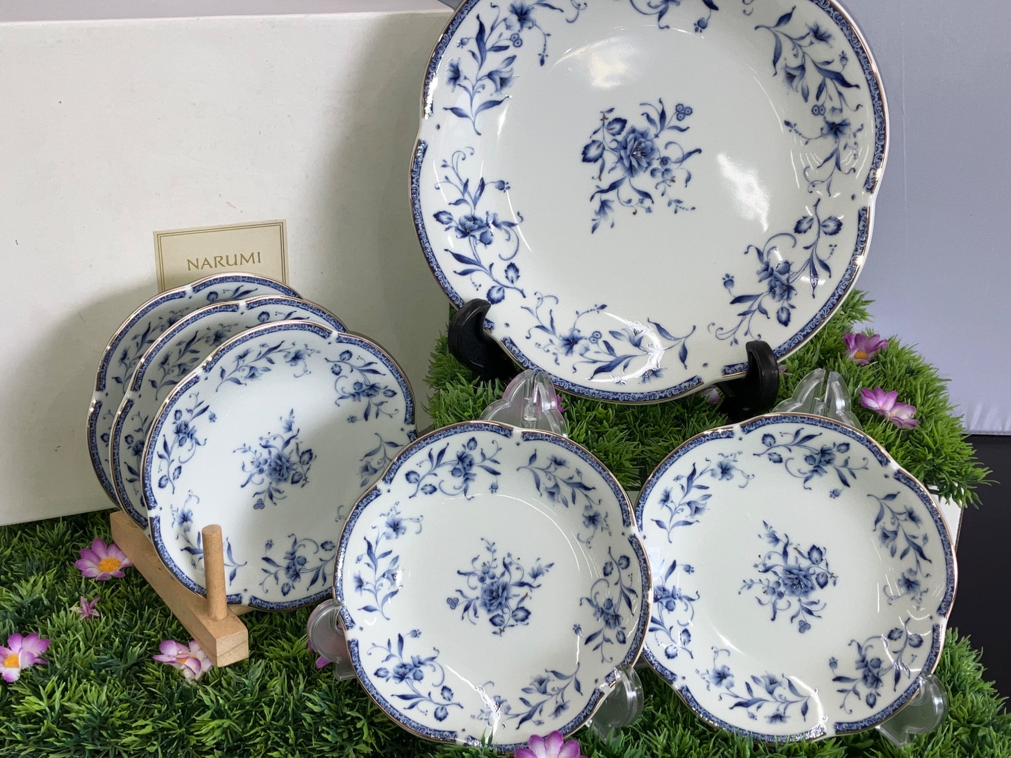 未使用 NARUMI】食卓の格を一段上げる”上質プレート”|贈答・自宅用