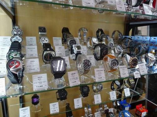腕時計の売り場紹介
