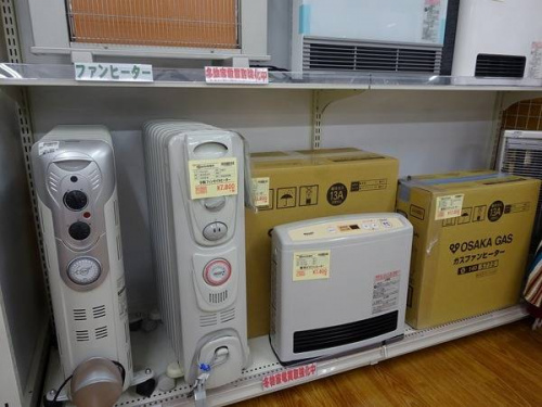 季節家電のヒーター
