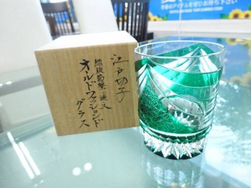 テーブルウェアの江戸切子