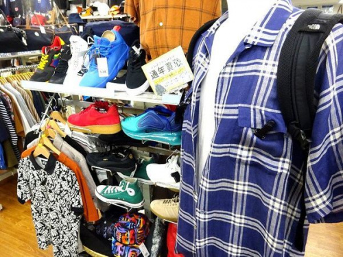 メンズファッションの古着　買取　大阪