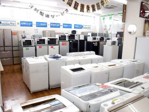 洗濯機　中古　八尾