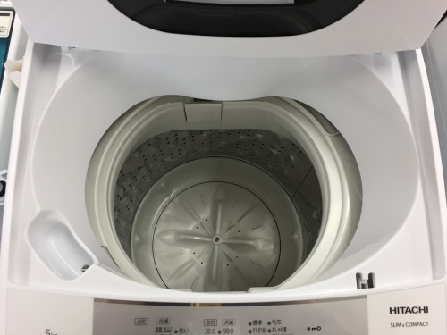 全自動洗濯機　中古のHITACHI　洗濯機