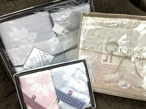 寝具の今治タオル　買取