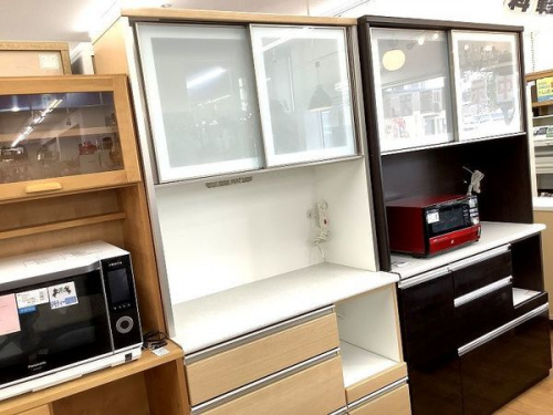 家具　レンジボード　関西の食器棚　買取　八尾