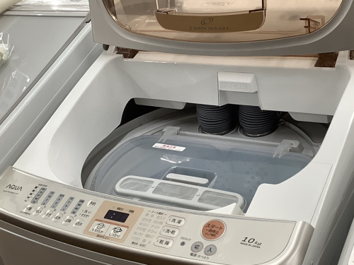 全自動洗濯機　中古　大阪のAQUA　洗濯機　八尾