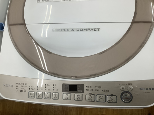 全自動洗濯機 中古 八尾のSHARP 洗濯機