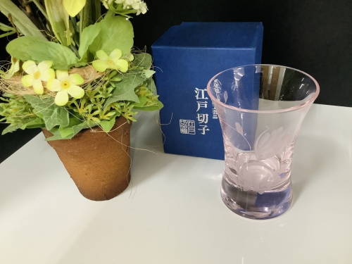 和食器の江戸切子