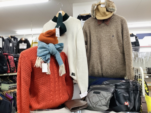 不用品買取の冬物衣類