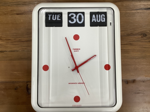 トゥエンコ　ジャンク　直せる方　壁掛け時計 TWEMCO/トゥエンコ】バークレイ銀行別注モデル♪ミッドセンチュリーな